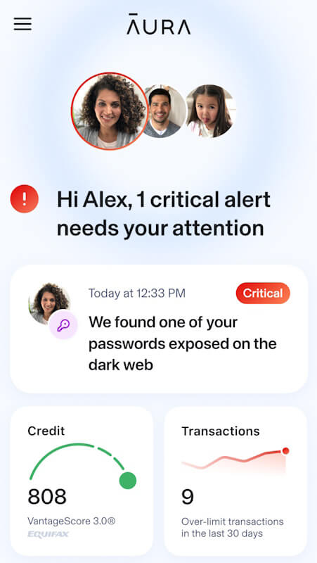 Aura phone app