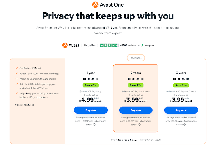 Avast Premium VPN